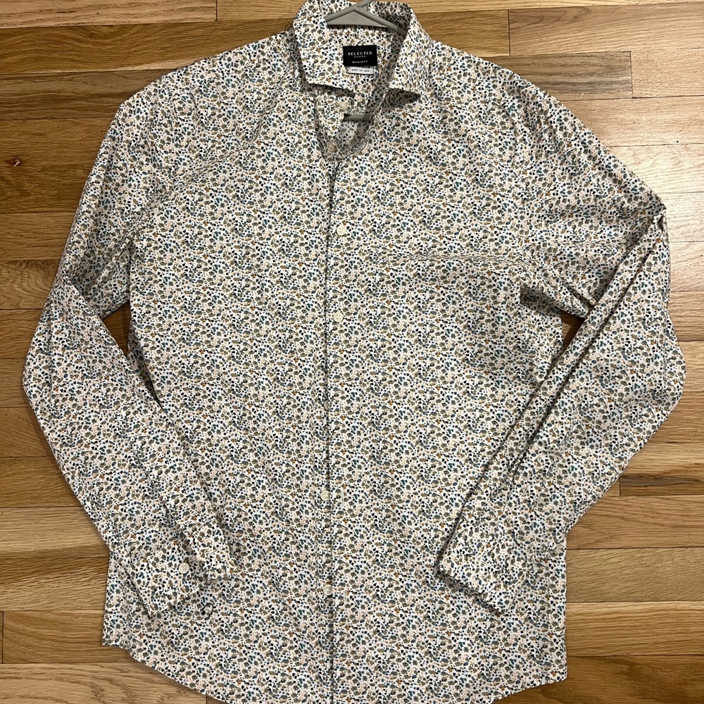 Men's Floral Print Shirt